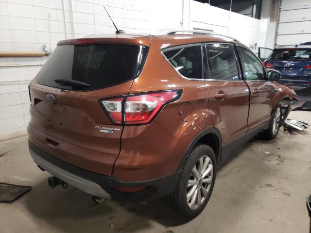 1FMCU9J91HUB54574 - 2017 FORD ESCAPE TIT BROWN photo 4