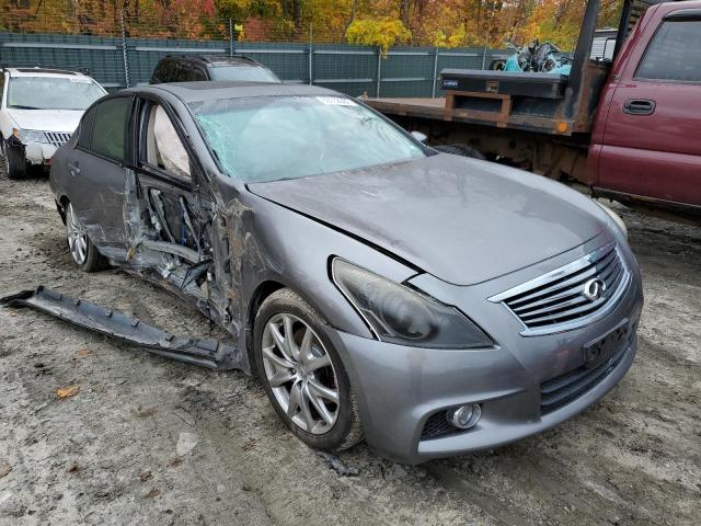 JN1CV6AR0DM753804 - 2013 INFINITI G37 GRAY photo 1