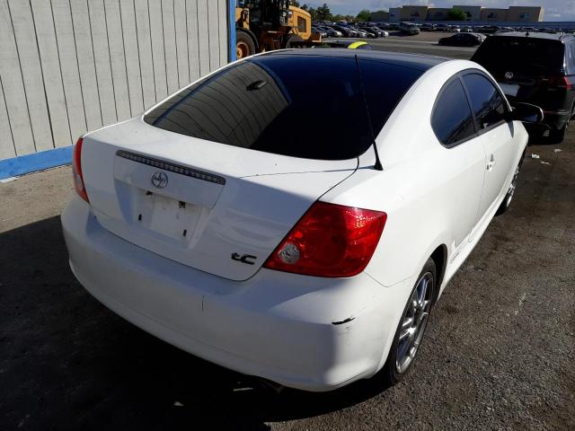 JTKDE177170176327 - 2007 TOYOTA SCION TC WHITE photo 4