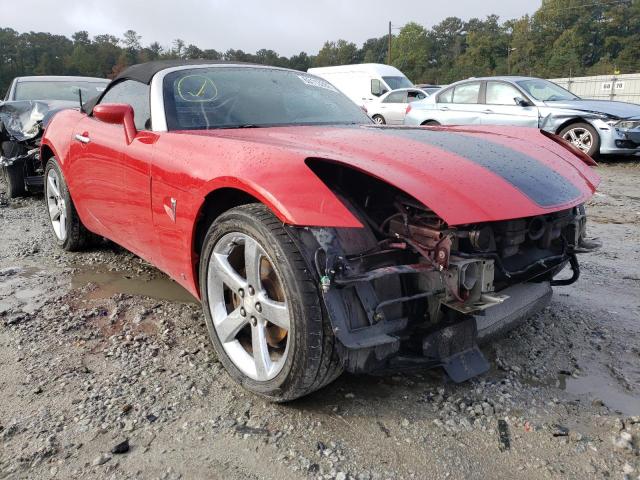 1G2MB35B67Y129464 - 2007 PONTIAC SOLSTICE RED photo 1