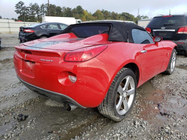 1G2MB35B67Y129464 - 2007 PONTIAC SOLSTICE RED photo 4