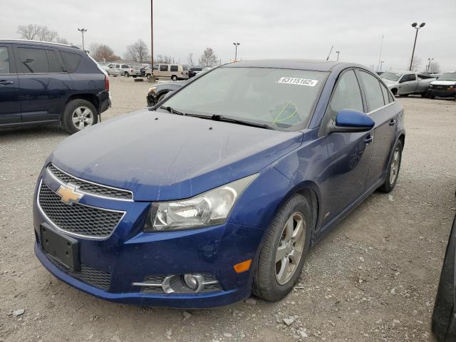 1G1PC5SB1D7281457 - 2013 CHEVROLET CRUZE BLUE photo 2