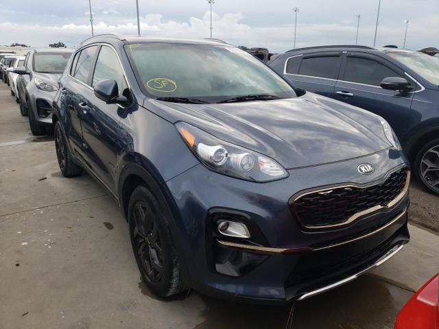 KNDP63AC4L7820925 - 2020 KIA SPORTAGE S BLUE photo 1