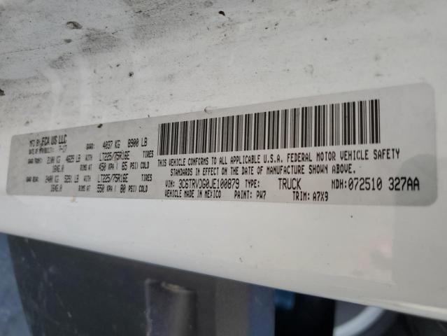3C6TRVDG0JE100879 - 2018 RAM PROMASTER 白色 照片 10