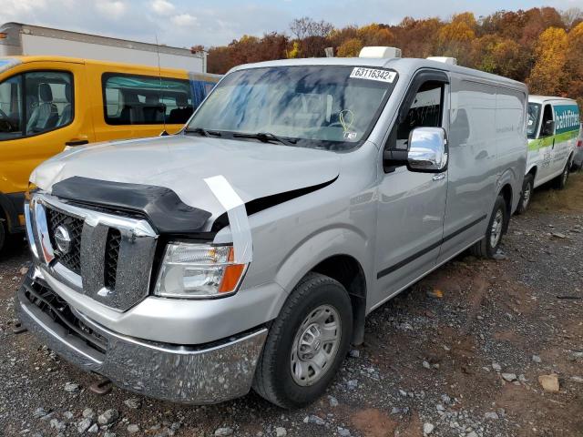 1N6BF0KY2CN111437 - 2012 NISSAN NV 1500 SILVER photo 2