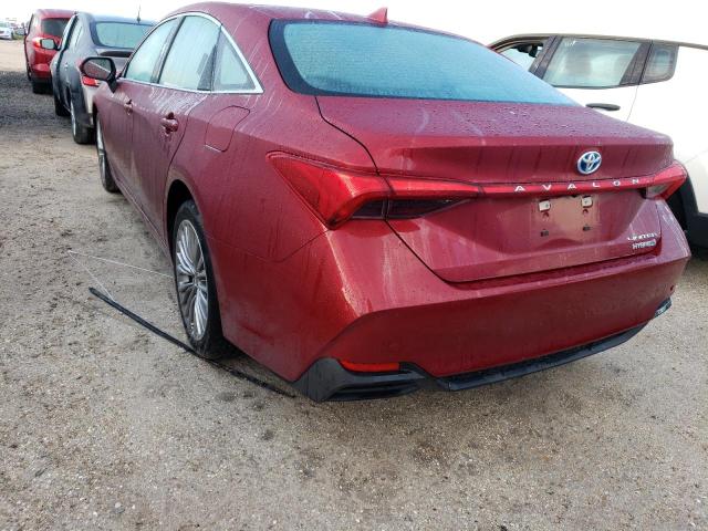 4T1DA1AB8NU015684 - 2022 TOYOTA AVALON LIM BURGUNDY photo 3