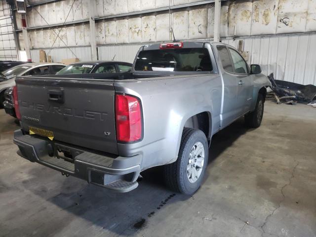1GCHSCEA0M1275948 - 2021 CHEVROLET COLORADO L GRAY photo 4