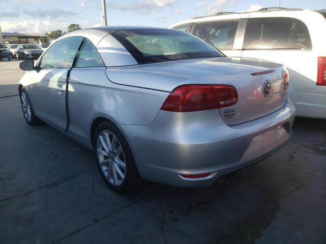 WVWBW8AH1EV005258 - 2014 VOLKSWAGEN EOS KOMFOR 银色 照片 3