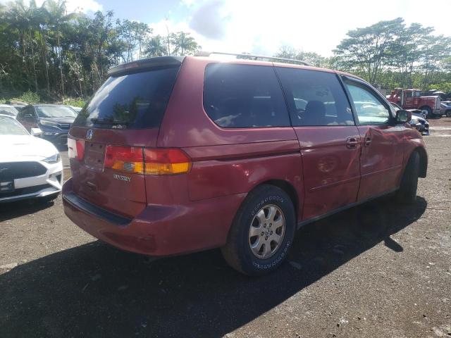 5FNRL18063B086610 - 2003 HONDA ODYSSEY EX MAROON photo 4