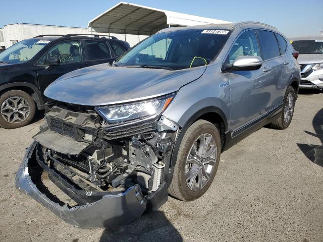 5J6RT6H91NL013201 - 2022 HONDA CR-V TOURI SILVER photo 2