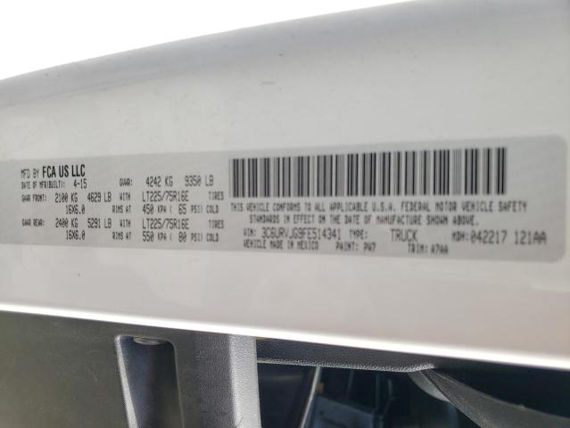 3C6URVJG9FE514341 - 2015 RAM PROMASTER 白色 照片 10