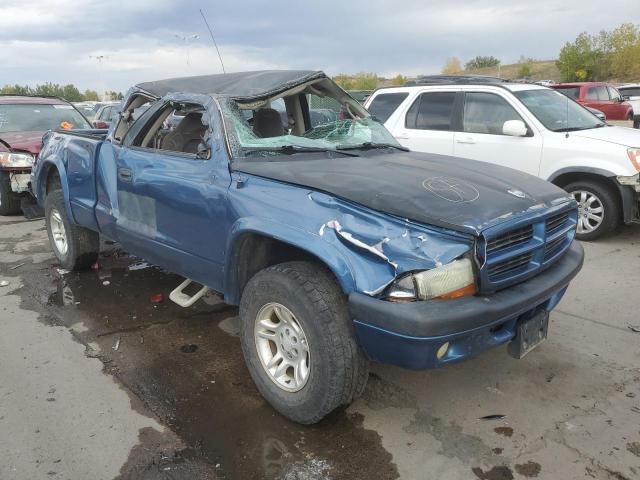 1B7GG32N92S691198 - 2002 DODGE DAKOTA SPO BLUE photo 1