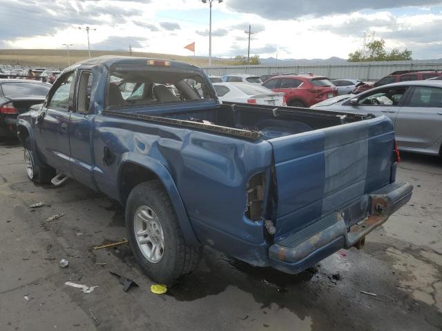 1B7GG32N92S691198 - 2002 DODGE DAKOTA SPO BLUE photo 3