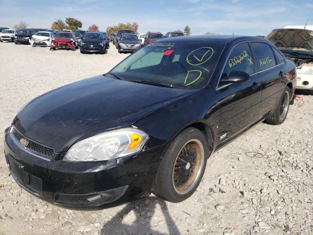 2G1WD58C589252718 - 2008 CHEVROLET IMPALA  SS BLACK photo 2