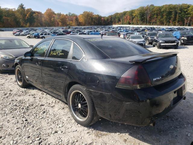 2G1WD58C589252718 - 2008 CHEVROLET IMPALA  SS BLACK photo 3