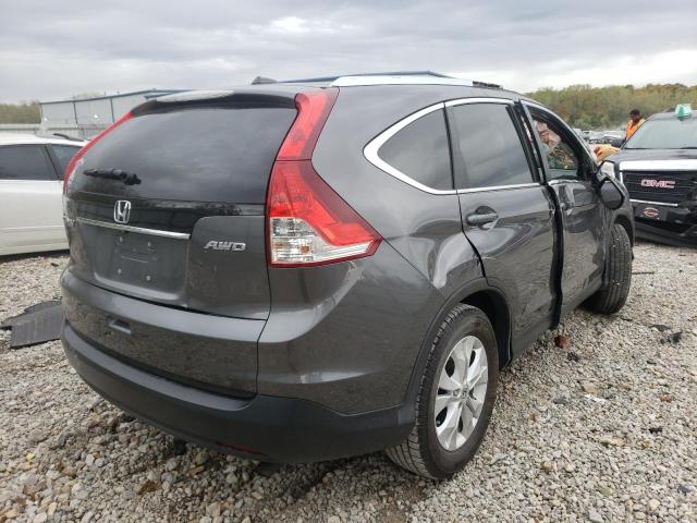 2HKRM4H72EH680059 - 2014 HONDA CR-V BLACK photo 4