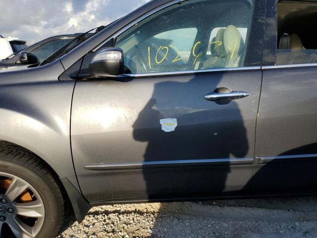 2HNYD2H60CH517045 - 2012 ACURA MDX ADVANC GRAY photo 9