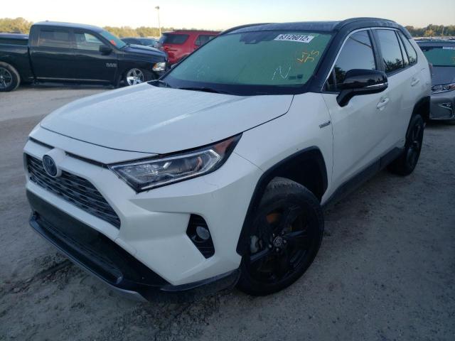 JTME6RFV2LD502694 - 2020 TOYOTA RAV4 XSE WHITE photo 2