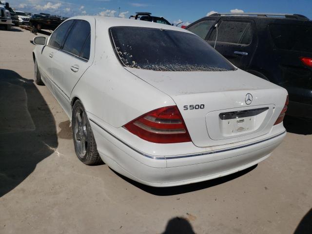 WDBNG75J8YA071740 - 2000 MERCEDES-BENZ S 500 WHITE photo 3