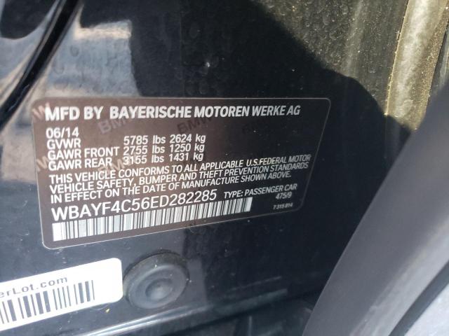 WBAYF4C56ED282285 - 2014 BMW 740 LXI BLACK photo 10