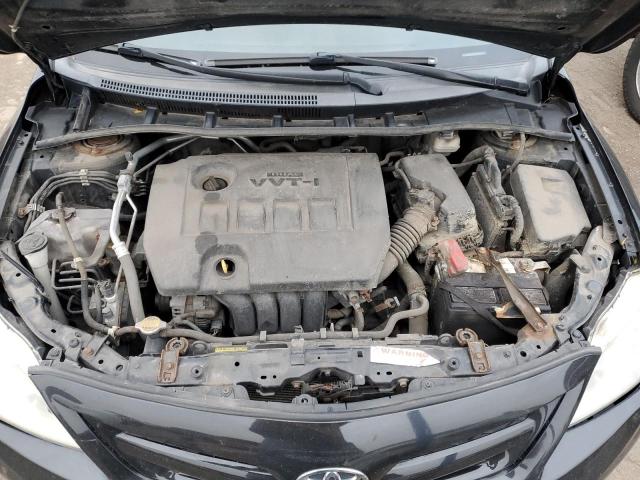 5YFBU4EE2CP005249 - 2012 TOYOTA COROLA BLACK photo 7