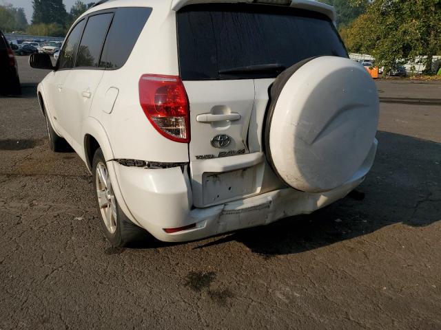 JTMBK32V375017112 - 2007 TOYOTA RAV4 SPORT WHITE photo 9