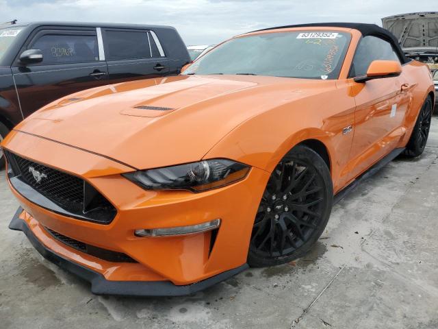 1FATP8FF4L5121212 - 2020 FORD MUSTANG GT ORANGE photo 2