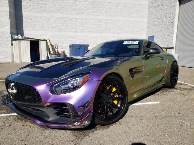 WDDYJ7KA6JA013206 - 2018 MERCEDES-BENZ AMG GT R PURPLE photo 2