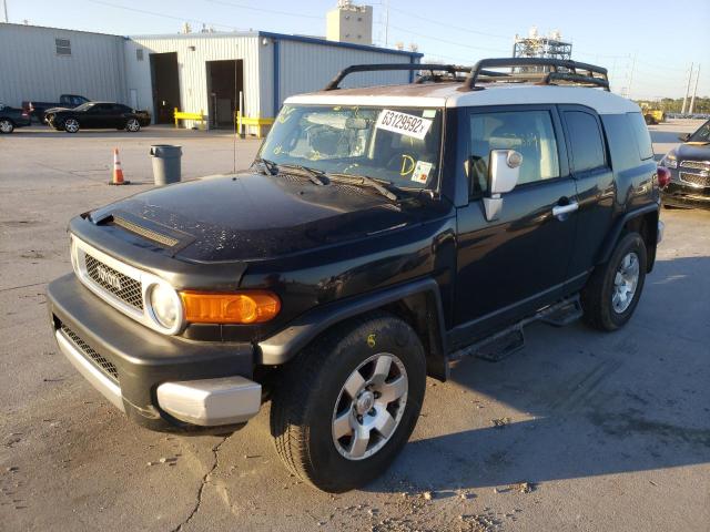 JTEZU11F570002577 - 2007 TOYOTA FJ CRUISER BLACK photo 2