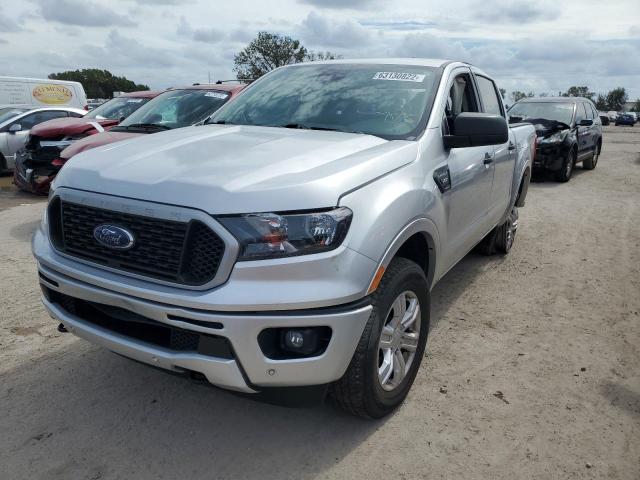 1FTER4EH3KLB00628 - 2019 FORD RANGER XL SILVER photo 2