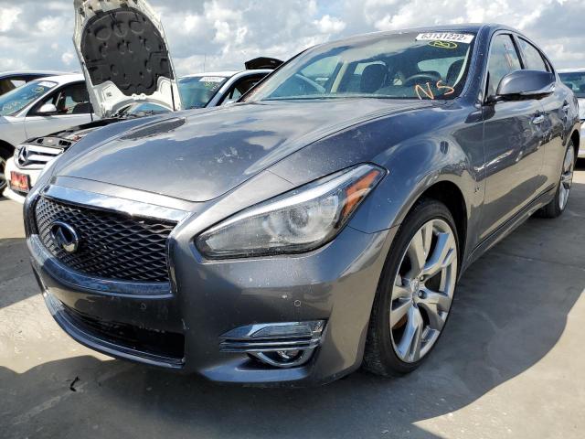 JN1BY1AP8GM221063 - 2016 INFINITI Q70 3.7 GRAY photo 2