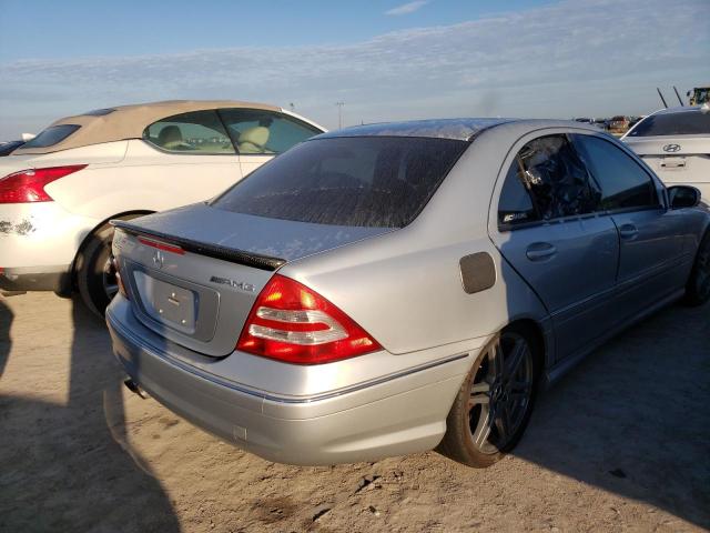 WDBRF65J13F328747 - 2003 MERCEDES-BENZ C 32 AMG K SILVER photo 4