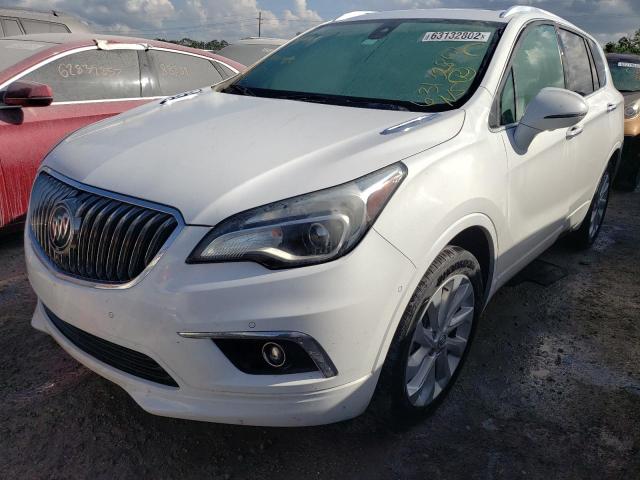 LRBFXFSX3HD074079 - 2017 BUICK ENVISION P WHITE photo 2