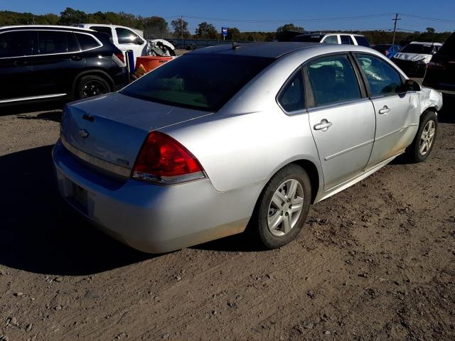 2G1WA5EK8A1230849 - 2010 CHEVROLET IMPALA LS SILVER photo 4