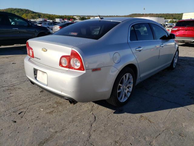 1G1ZE5E70AF313214 - 2010 CHEVROLET MALIBU LTZ ვერცხლისფერი ფოტო 4