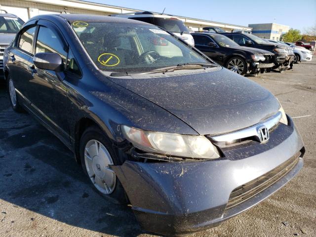 JHMFA36266S010903 - 2006 HONDA CIVIC HYBR GRAY photo 9