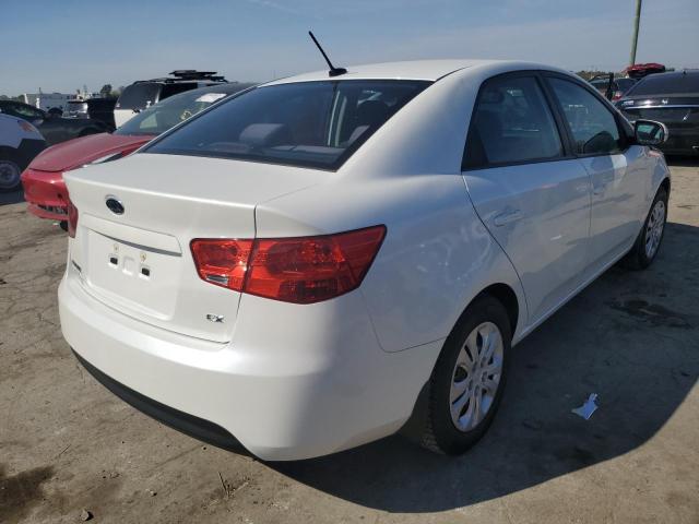 KNAFU4A24C5494860 - 2012 KIA FORTE EX WHITE photo 4