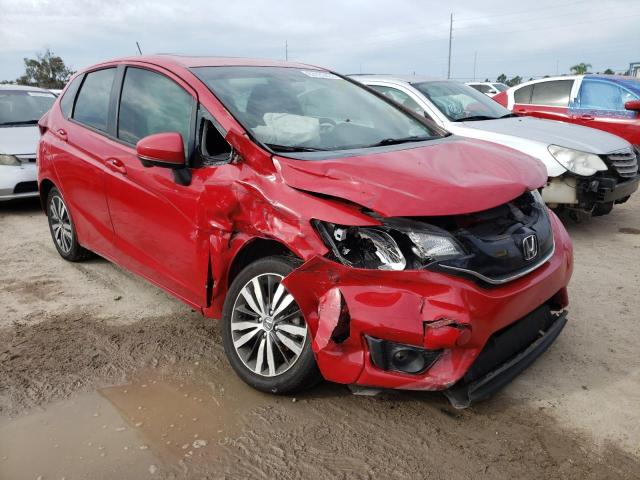 3HGGK5H86FM774132 - 2015 HONDA FIT EX RED photo 1