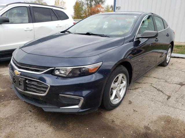 1G1ZB5ST2HF236110 - 2017 CHEVROLET MALIBU LS BLUE photo 2