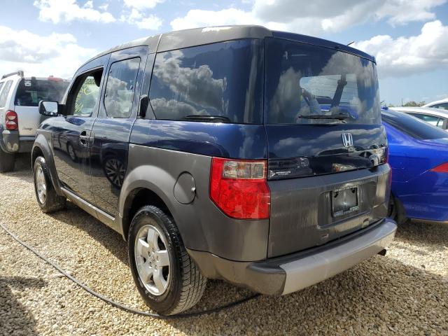 5J6YH285X3L012094 - 2003 HONDA ELEMENT EX BLUE photo 3