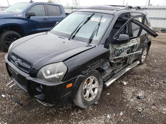 KM8JN72D99U936232 - 2009 HYUNDAI TUCSON SE BLACK photo 2