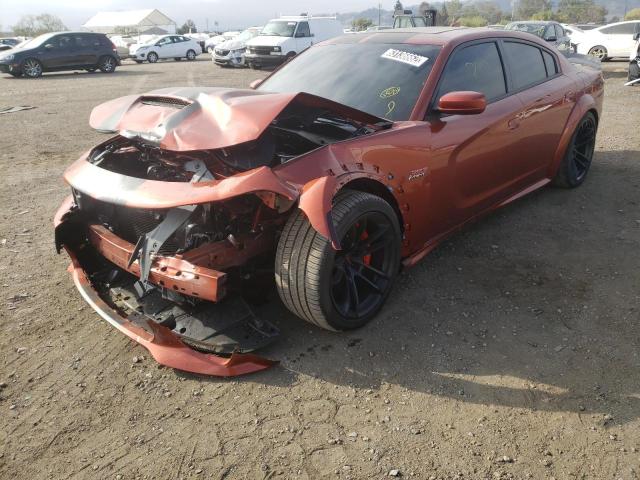 2C3CDXGJ1MH619091 - 2021 DODGE CHARGER SC ORANGE photo 2