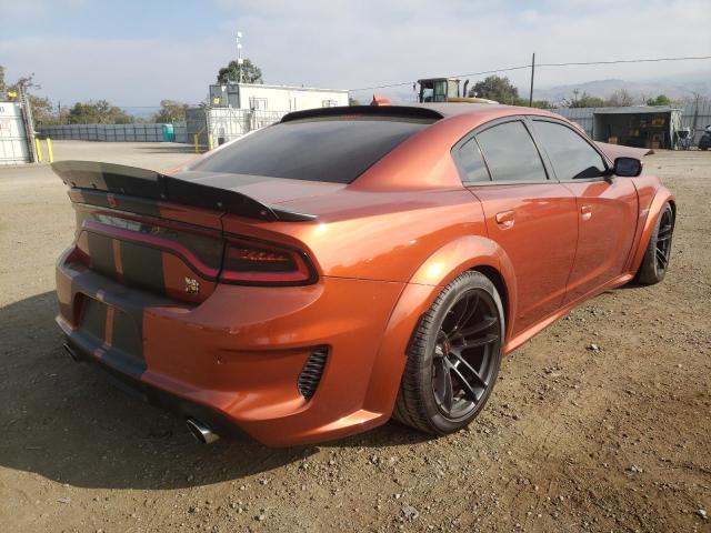 2C3CDXGJ1MH619091 - 2021 DODGE CHARGER SC ORANGE photo 4