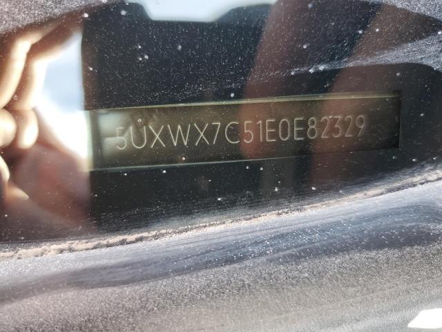 5UXWX7C51E0E82329 - 2014 BMW X3 XDRIVE3 WHITE photo 10