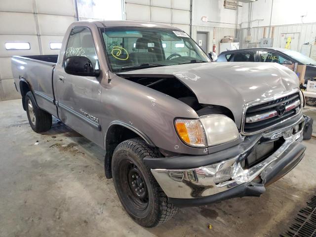 5TBKT4412YS119681 - 2000 TOYOTA TUNDRA SR5 SILVER photo 1