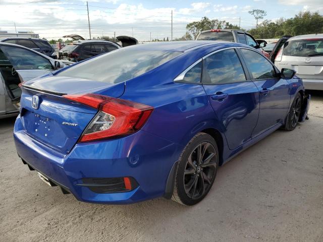 2HGFC2F8XLH582216 - 2020 HONDA CIVIC SPOR 蓝色 照片 4