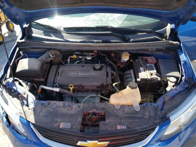 1G1JB5SH2H4142183 - 2017 CHEVROLET SONIC LS BLUE photo 7