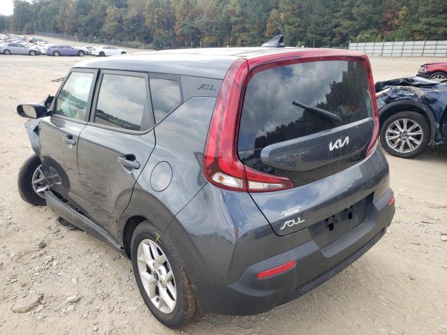 KNDJ23AU3N7826535 - 2022 KIA SOUL LX GRAY photo 3