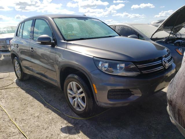 WVGAV7AX2CW001786 - 2012 VOLKSWAGEN TIGUAN S GRAY photo 1