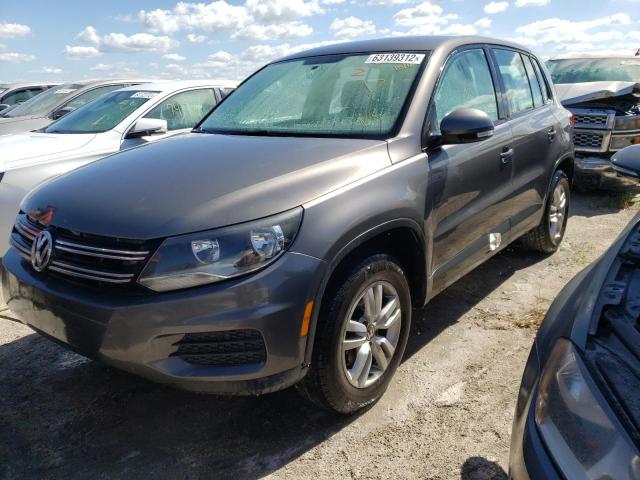 WVGAV7AX2CW001786 - 2012 VOLKSWAGEN TIGUAN S GRAY photo 2